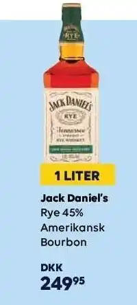 BorderShop Jack daniel's rye tilbud