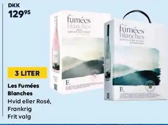 BorderShop Les fumées blanches hvid el. rosé tilbud