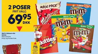 BorderShop M&m's el. maltesers el. skittles tilbud
