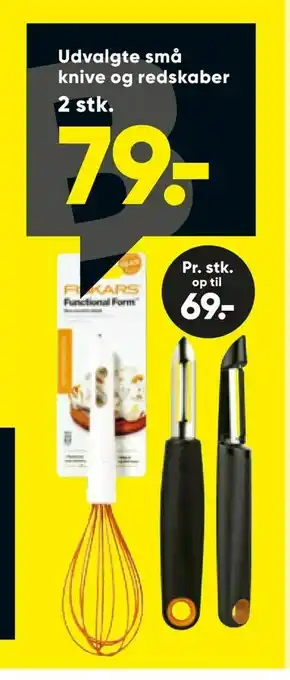 Bilka Udvalgte små knive og redskaber tilbud