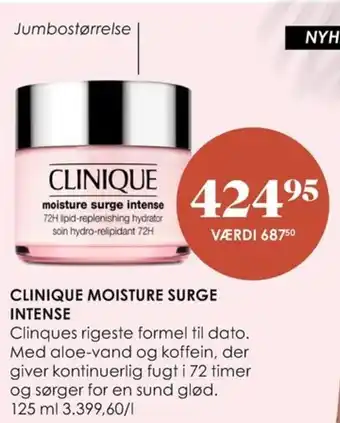 Matas Clinique Moisture Surge Intense 125ml tilbud