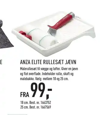 Johannes Fog Anza elite rullesæt jævn tilbud