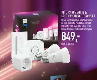 Philips hue white & color ambiance startsæt