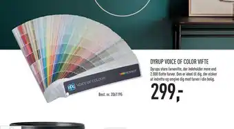 Johannes Fog Dyrup voice of color vifte tilbud