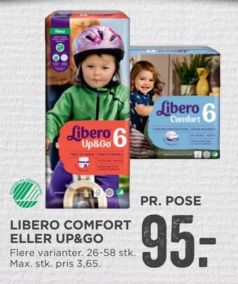 MENY Libero comfort eller up&go tilbud