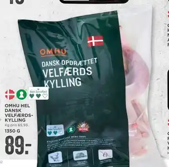 MENY Omhu hel dansk velfærds- kylling tilbud