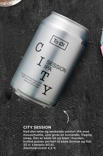 MENY City session tilbud
