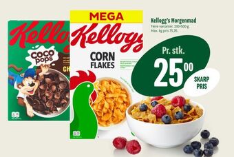 Min Købmand Kellogg's morgenmad tilbud