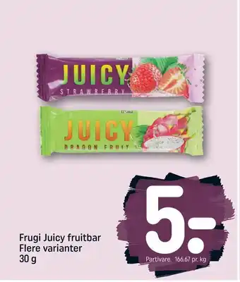 Frugi juicy fruitbar