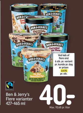 REMA 1000 Ben & jerry's tilbud