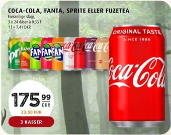 Scandinavian Park Coca-cola, fanta, sprite eller fuzetea tilbud