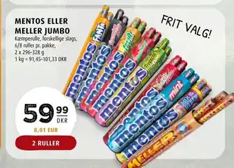 Scandinavian Park Mentos eller meller jumbo tilbud