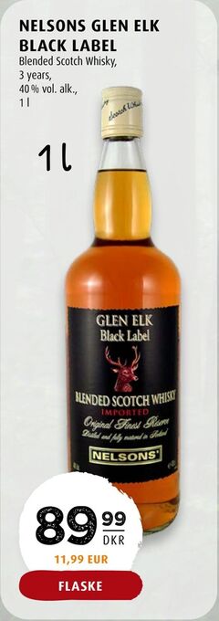 Scandinavian Park Nelsons glen elk black label tilbud
