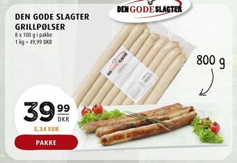 Scandinavian Park Den gode slagter grillpølser tilbud