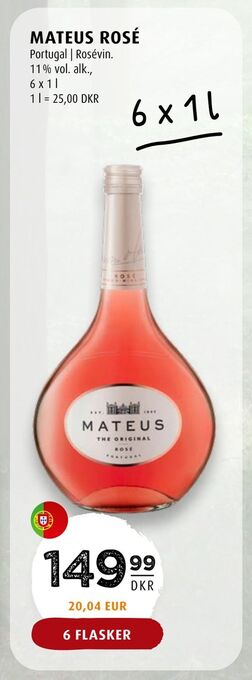 Scandinavian Park Mateus rosé tilbud