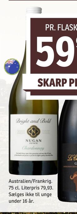 Nugan bright and bold chardonnay