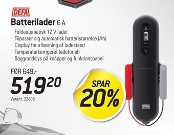 Thansen Batterilader tilbud