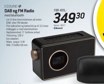 Thansen Dab og fm radio tilbud