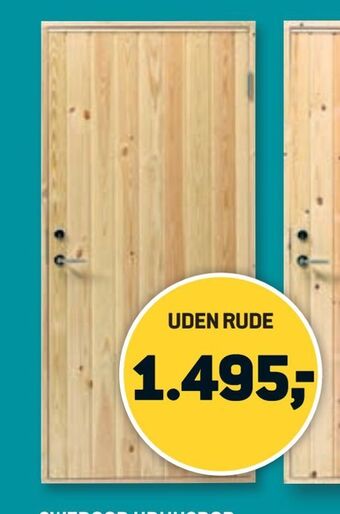 XL-BYG Swedoor udhusdør tilbud