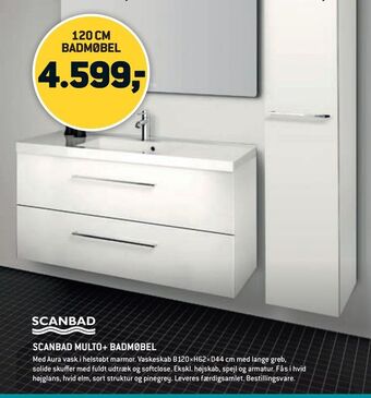 XL-BYG Scanbad multo+ badmøbel tilbud
