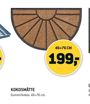 XL-BYG Kokosmåtte tilbud