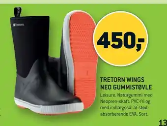 XL-BYG Tretorn wings neo gummistøvle tilbud