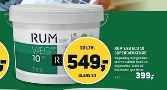 XL-BYG Rum væg eco 10 superdækkende tilbud