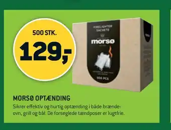 XL-BYG Morsø optænding tilbud
