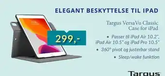 Tjdata Targus versavu classic case for ipad tilbud