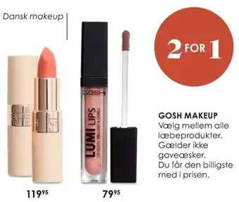 Matas Gosh Make Up Læbeprodukter tilbud