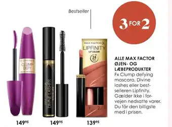 Matas Alle Max Factor Øjen-Og Læbeprodukter Divine Lashes Mascara 8ml tilbud