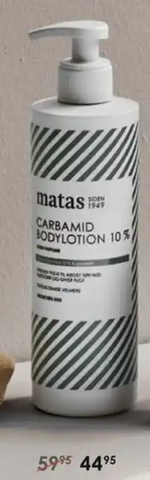 Matas Carbamid Body Lotion tilbud