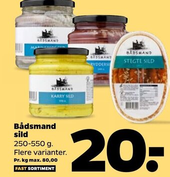 Netto Bådsmand Sild tilbud