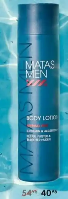 Matas Matas Men Body Lotion tilbud
