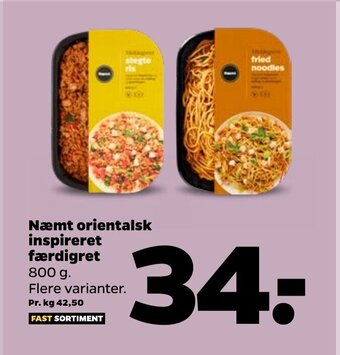 Netto Næmt Orientalsk Inspireret Færdigret tilbud