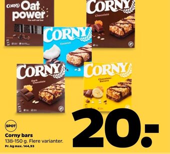 Netto Corny Bars tilbud