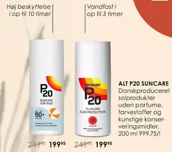 Matas Riemann P20 10hours Sun Protection tilbud