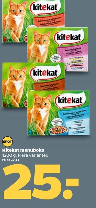 Netto Kitekat Menuboks tilbud