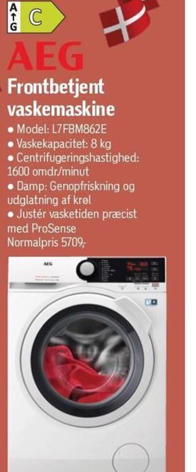 Føtex Frontbetjent Vaskemaskine tilbud