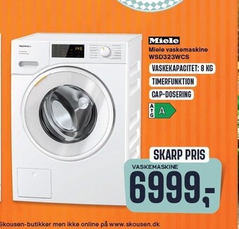 Skousen Miele vaskemaskine tilbud