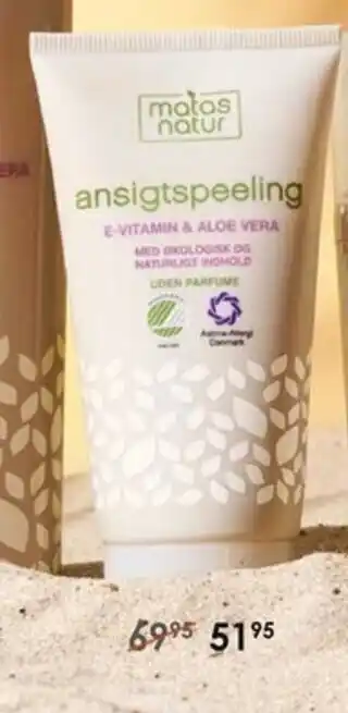 Matas Matas Natur Ansigtspeeling tilbud