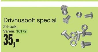 Harald Nyborg Drivhusbolt special tilbud