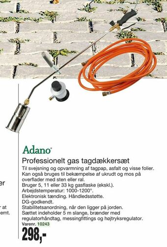 Harald Nyborg Professionelt gas tagdækkersæt tilbud