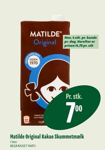 Matilde Original Kakao Skummetmælk