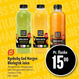 Min Købmand Rynkeby God Morgen Økologisk Juice tilbud