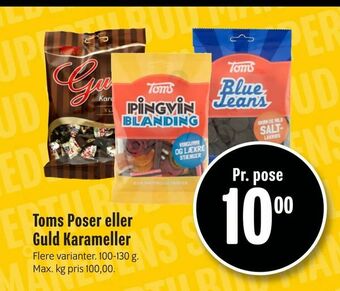 Min Købmand Toms Poser eller Guld Karameller tilbud