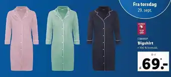 Bigshirt/natskjorte
