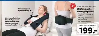 Shiatsu nakkemassageapparat