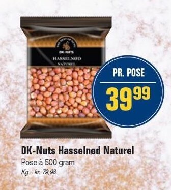 Otto Duborg Dk-nuts hasselnød tilbud