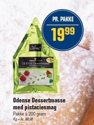 Otto Duborg Odense dessertmasse med pistaciesmag tilbud